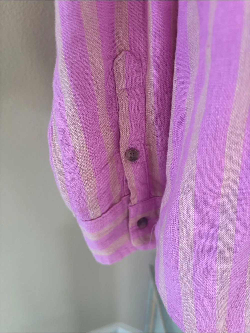 Lightweight Pink Striped Shirt